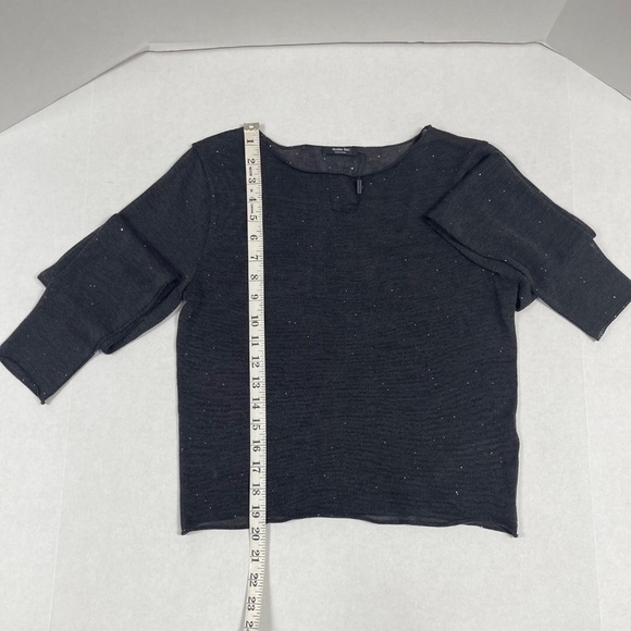 Massimo Dutti Velicine Black Lightweight Sweater - Size XS - NEW. - Picture 12 of 13